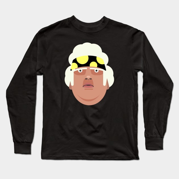 Dusty Rhodes Head Long Sleeve T-Shirt by FITmedia